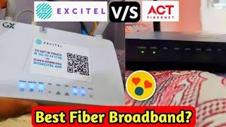 Detailed Information of Excitel FIBER and ACT FIBER with Chat GPT🤩😱 [upl. by Neerom773]