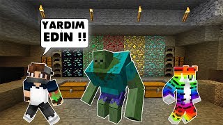 MODLU MADEN CHALLENGE SİNAN ÇILDIRDI  Minecraft Maden Challenge wSinan Koçali [upl. by Benni798]