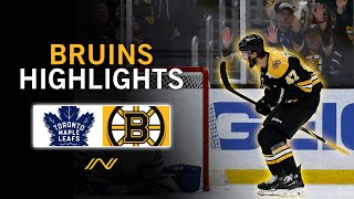 Bruins Highlights Boston Toronto Have Classic Overtime Battle [upl. by Ibib280]