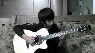 Tommy Emmanuel WaltzingMatilda  Sungha Jung [upl. by Eeruhs921]