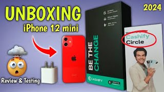 iPhone 12 mini 🔥  Unboxing From Cashify  Refurbished iPhone Review iphone cashify [upl. by Ecirbaf]