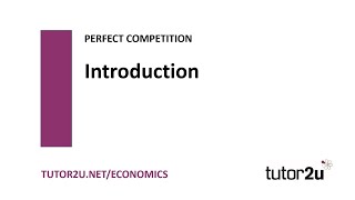 Perfect Competition  Introduction  Economics Revision [upl. by Hgielrahc748]