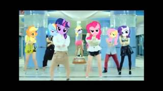 Everypony Gangnam Style FUCKTASTIC PARODY [upl. by Maillij856]