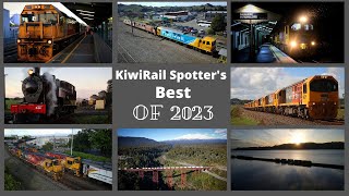 KiwiRail Spotters Best of 2023 HD Music Video [upl. by Orvan]