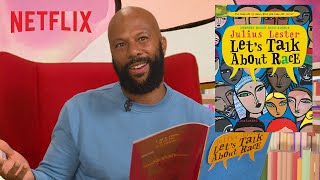 Common Reads quotLets Talk About Racequot  Bookmarks  Netflix Jr [upl. by Schramke]