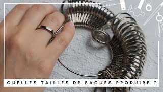 Quelles tailles de bague produire pour un marché artisanal [upl. by Arda784]