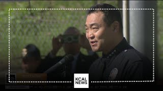 Los Angeles Interim Police Chief Dominic Choi addresses LAPD Academy graduates [upl. by Nebeur708]