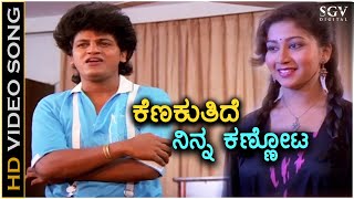 Kenakuthide Ninna Kannota  Aasegobba Meesegobba  HD Video Song  Shivarajkumar  Sudharani  SPB [upl. by Kati519]