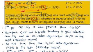 KAC3214b  Electrochemistry Predicting Reaction Feasibility Example 2 [upl. by Rahal]