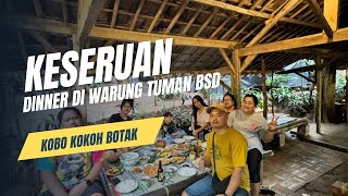 Dinneer di pinggir kuburan Warung Tuman BSD [upl. by Einnoj]