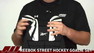 Reebok Hockey Street Goalie 4Piece Set [upl. by Ihculo]