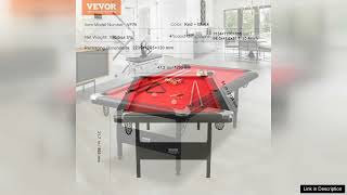 VEVOR Billiards Table 7 ft Pool Table Portable Foldable SpaceSaving Table Billiard Review [upl. by Othelia]