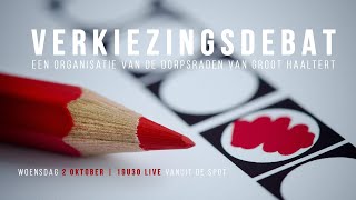 Verkiezingsdebat  Haaltert  LIVE [upl. by Anya]