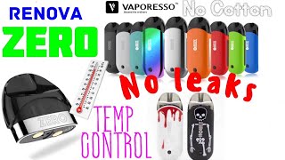 Renova Zero Pod System by Vaporesso Press And Fill Review [upl. by Bannon]