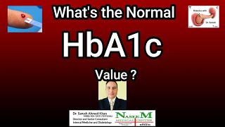 Whats the Normal HbA1c  HbA1c कितना होना चाहिए [upl. by Oriana]