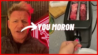 Gordon Ramsay Reacts To Tiktok Cooking Videos Part 2  Tiktok Compilations ramsayreacts [upl. by Kennan414]