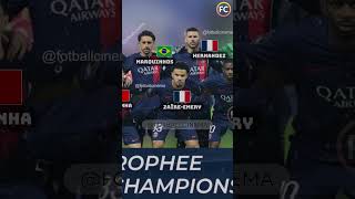 PSG 2023 Trophée des Champions Final Squad vs Toulouse which country do they come from [upl. by Amaj]