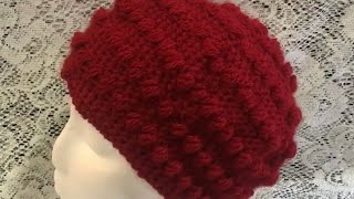 Bobble Hat Crochet Tutorial [upl. by Nylesaj]