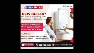 Get Your New Boiler Installed with MeraBoiler home homeheating homecomfort gasboiler boiler [upl. by Moina414]