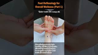 Foot Reflexology for Overall Wellness Part 1 footmassage reflexology footcare stressrelief [upl. by Chimene]