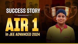 Success Journey With FIITJEE  Ved Lahoti AIR 1 in JEE Advanced 2024 [upl. by Yelkcub808]