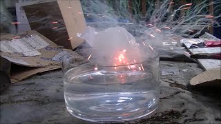 Alkali Metals In Water  Impressive Chemical Reaction  SCIENCE [upl. by Waterman469]