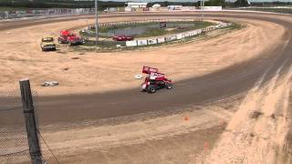 Sprint car driving school with Sammy Swindell [upl. by Dorelle]