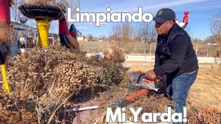 Podando Mis Flores Para El Invierno Trabajando Duro En Mi Yarda🍂🧹🌿 [upl. by Gaylene]