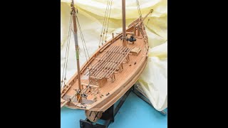 Thonier Mariejeanne Artesania Latina 150 22170 Part 1 Standing rigging [upl. by Lowney]