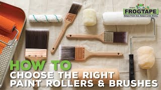 How to Choose the Right Paint Rollers and Brushes [upl. by Amato]