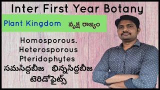 Homosporous and Heterosporous Pteridophytes  సమసిద్దబీజ మరియు భిన్న సిద్దబీజ టెరిడోఫైట్స్ [upl. by Dorrahs]