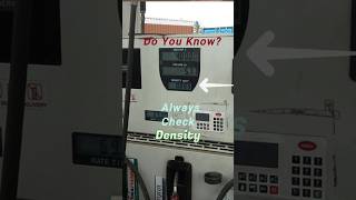 What is the use of Density metre at fuel Pump shortsfeed shorts facts [upl. by Leihcey848]