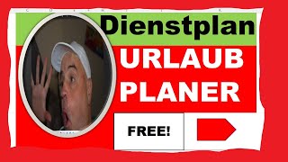 Exel Urlaubsplaner Dienstplan Maschine [upl. by Etteloiv972]