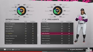 MLB The Show 24 How to use your created players in Franchise mode [upl. by Aun]