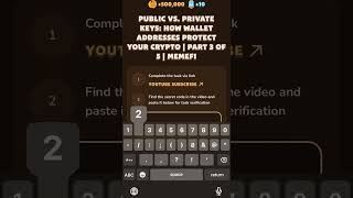 MemeFi Code quotPublic vs Private Keysquot Part 3 of 5 I 211024 [upl. by Bridgette]