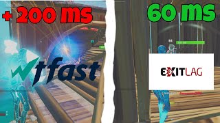 How to get lower ping in fortnite  Exitlag VS Wtfast  Which one lowers ping more [upl. by Teilo485]