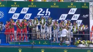 The 83rd Edition of the 24 Hours of Le Mans Podium  LMP1 Category [upl. by River]