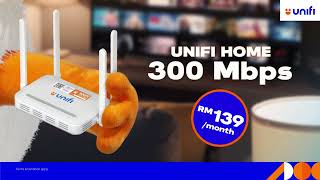 Unifi Home 300Mbps  Netflix [upl. by Hubey]