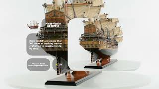 San Felipe L80  Wooden Ship Model from OMH [upl. by Cogn893]