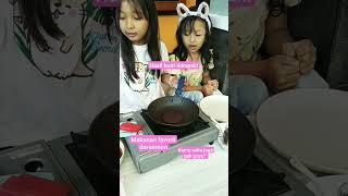 pancake cake dorayaki cooking baking diy shorts dailyvlog [upl. by Doy963]