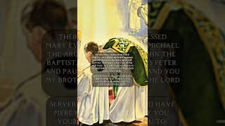 The Confiteor ❤️‍🔥 gregorianchant catholic holymass tradition mothermary faith god [upl. by Fleurette]