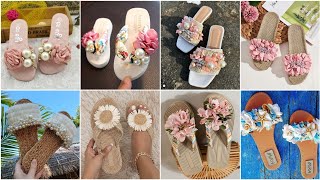 Summer Flower Slippers Women wear flip flop slippers Beach Slippers Girls Slippers [upl. by Aerua]