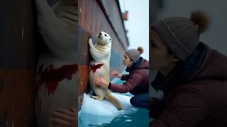 A touching story about an injured little otter asking for help from the sailors on the boatanimals [upl. by Geer]