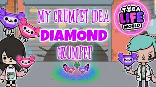 My Crumpet Idea is a Pink and Purple Diamond Crumpet  Toca Life World  Toca World Skit [upl. by Dinesh295]