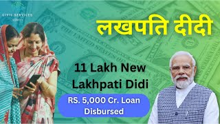 Lakhpati Didi Initiative 2024 UPSC [upl. by Nnauol142]