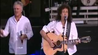 Queen  Imagine tribute to Lennon live [upl. by Frodina768]