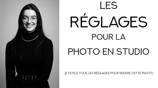 Je te donne TOUS mes REGLAGES pour refaire cette photo en studio [upl. by Nylessoj46]