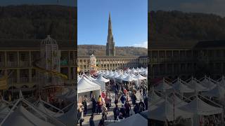 The Piece Hall Christmas Market Halifax 🎅🎄 shorts christmas christmasmarkets halifax santa [upl. by Eenrahc]