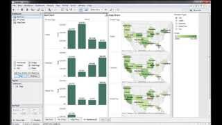 Tableau Mapping  Create a Filled Map with Filters [upl. by Leona415]