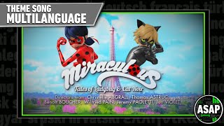 Miraculous Ladybug Theme Song Seasons 13  Multilanguage 2022 UPGRADE [upl. by Franzoni522]